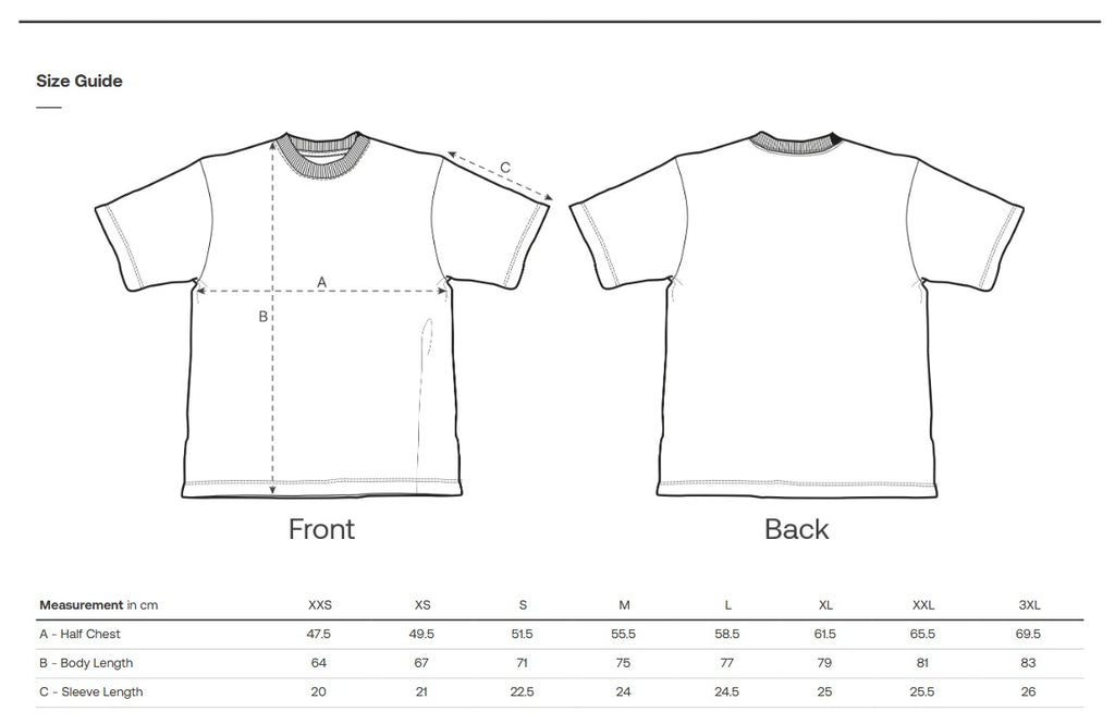 T-Shirt Unisex, Relaxed Fit